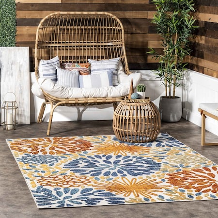 Nuloom Monique Floral Indoor/Outdoor Area Rug 6ft MLCL03A-S606